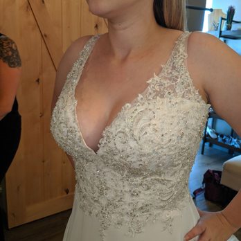 Dani West Bridal Boutique - Close up of one of my daughters front runners...ps, not the dress she ended up with.. But beautiful still! - Bridal Near Me - Firestone, Colorado Dani West Bridal Boutique - Close up of one of my daughters front runners...ps, not the dress she ended up with.. But beautiful still! - Bridal Near Me - Firestone, Colorado