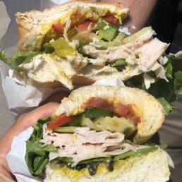 Turkey hoagie with all the veggies- so good, I almost forgot to snap this pic! Turkey hoagie with all the veggies- so good, I almost forgot to snap this pic!