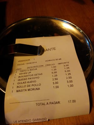Menu photo 2 El Convento Ronda, MA