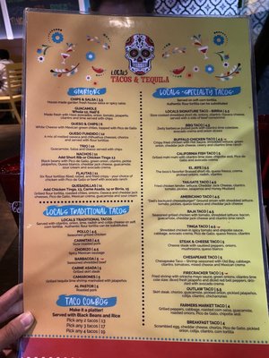 Menu photo 3 Locals Tacos and Tequila Sterling, VA