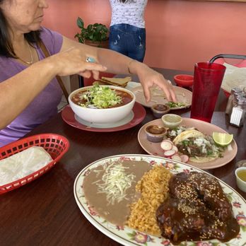 La Fogata - Chicken mole and pozole. - Mexican Near Me - Shelbyville, Kentucky La Fogata - Chicken mole and pozole. - Mexican Near Me - Shelbyville, Kentucky