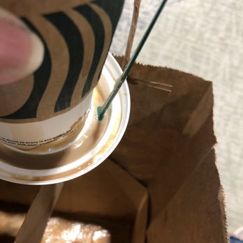 Starbucks - Coffee leaking so bad I was trying to catch it in the lid and also in the carrier in the bottom of the bag - Coffee & Tea Near Me - Lancaster, Pennsylvania Starbucks - Coffee leaking so bad I was trying to catch it in the lid and also in the carrier in the bottom of the bag - Coffee & Tea Near Me - Lancaster, Pennsylvania