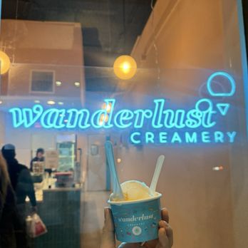 Wanderlust Creamery - Single scoop - Sticky Rice Mango (vegan) - Ice Cream & Frozen Yogurt Near Me - Los Angeles, California Wanderlust Creamery - Single scoop - Sticky Rice Mango (vegan) - Ice Cream & Frozen Yogurt Near Me - Los Angeles, California