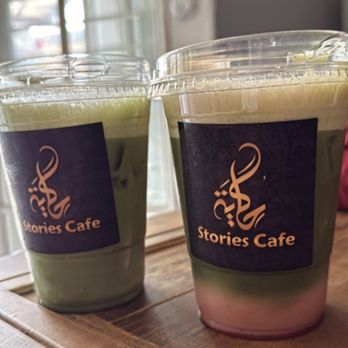 Stories Cafe - Iced strawberry match and vanilla matcha - Coffee & Tea Near Me - Whittier, California Stories Cafe - Iced strawberry match and vanilla matcha - Coffee & Tea Near Me - Whittier, California