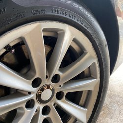Magnolia Auto Body - HUGE curb rash. Idiots