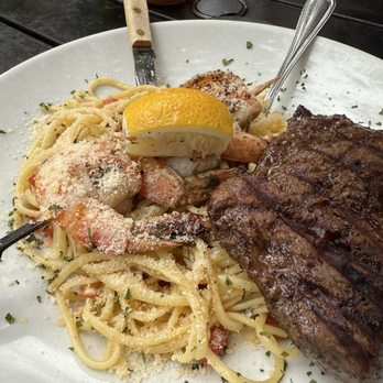 Luna Trattoria - Surf n Turf $44 - Italian Near Me - Mendocino, California Luna Trattoria - Surf n Turf $44 - Italian Near Me - Mendocino, California