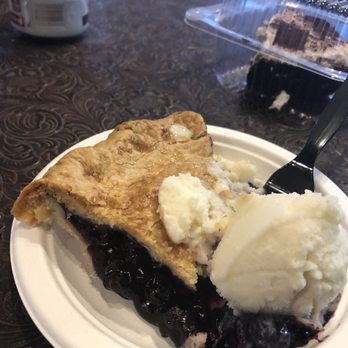 Colorado Cherry Company - Blueberry pie with ice cream. It was the best! - Specialty Food Near Me - Lyons, Colorado