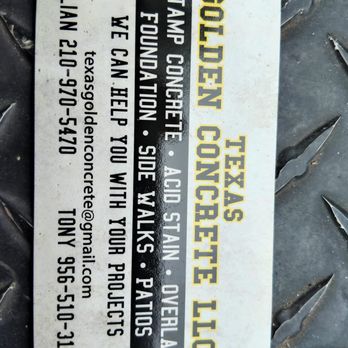 Texas Golden Concrete - Give us a call for any big or small project! - Masonry/Concrete Near Me Texas Golden Concrete - Give us a call for any big or small project! - Masonry/Concrete Near Me
