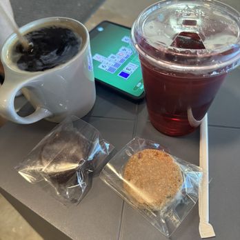 Corridor Flow - Silvania / Silvanas coffee and ube... so good with Hibiscus Iced Tea and coffee - Coffee & Tea Near Me - Lomita, California