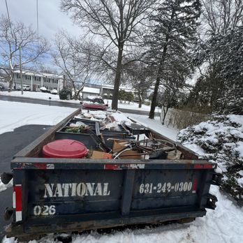 Budget Dumpster - Picture of the 15 yard dumpster. - Dumpster Rental Near Me