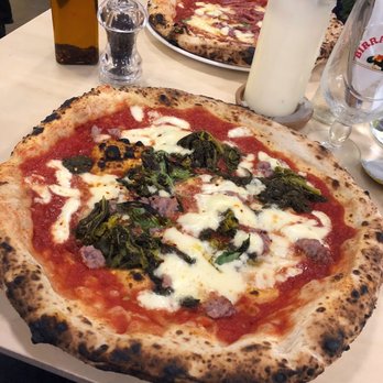 Rudy's Neapolitan Pizza - Ancozzese - with tomato base topping added - Pizza Near Me - Manchester, XGM
