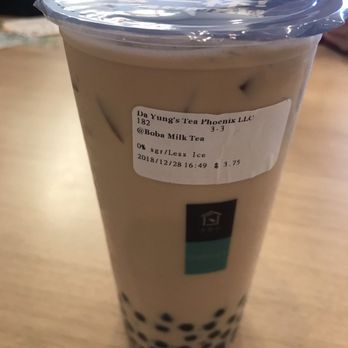 DaYung's Tea - Zero sugar wasn't bad! - Bubble Tea Near Me - Tempe, Arizona DaYung's Tea - Zero sugar wasn't bad! - Bubble Tea Near Me - Tempe, Arizona