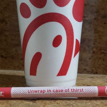Chick-fil-A - Cute saying on straw wrapper! - Fast Food Near Me - Corona, California