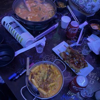 Nolza - Spicy fish roe soup, cheese tteokbokki, chicken skewers - Pubs Near Me - Buena Park, California