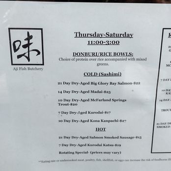 Zilla Sake - Menu posted outside - Sushi Bars Near Me - Portland, Oregon Zilla Sake - Menu posted outside - Sushi Bars Near Me - Portland, Oregon