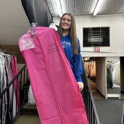 Glitz Formal Wear - She said YES TO THE DRESS!