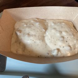 Morning Rose - Biscuit and sausage gravy