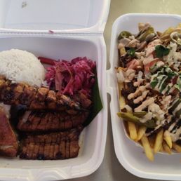 bulgogi fries (right) bulgogi fries (right)