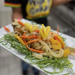 Wha Gwaan Jamaica Jamaica Restaurant and Lounge - Escovitch Red Snapper