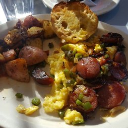 Maple Glazed Kielbasa Scramble