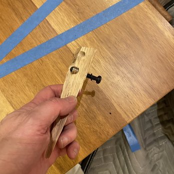 MakeSpace - New York - Snapped the legs on the desk. This top of the leg was put inside my drawers. - Self Storage Near Me MakeSpace - New York - Snapped the legs on the desk. This top of the leg was put inside my drawers. - Self Storage Near Me