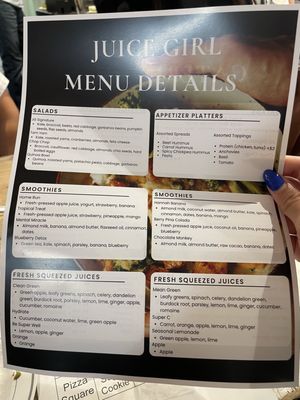 Menu photo 2 Juice Girl Mill Valley, CA