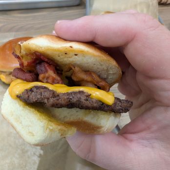 Sammy’s Sliders - This slider was so dry it needed a serious sauce dunking to bring it life. - Burgers Near Me - Kernersville, North Carolina Sammy’s Sliders - This slider was so dry it needed a serious sauce dunking to bring it life. - Burgers Near Me - Kernersville, North Carolina