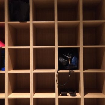 Hot 8 Yoga - Cubbies located outside of the restroom - Yoga Near Me - Pasadena, California