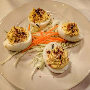 Tsunami Restaurant - Wasabi Deviled Eggs - Seafood Near Me - Memphis, Tennessee