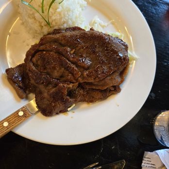 Kauai Diner Koloa - Beef teriyaki and rice (very good) - Ramen Near Me - Koloa, Hawaii