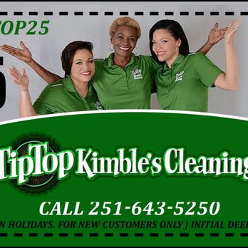 TipTop Kimble's Cleaning - We are offering $25 off your 1st initial cleaning! - Home Cleaning Near Me - Saraland, Alabama TipTop Kimble's Cleaning - We are offering $25 off your 1st initial cleaning! - Home Cleaning Near Me - Saraland, Alabama