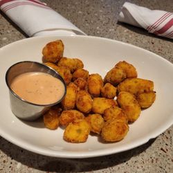 Jalapeno cheese  curds.