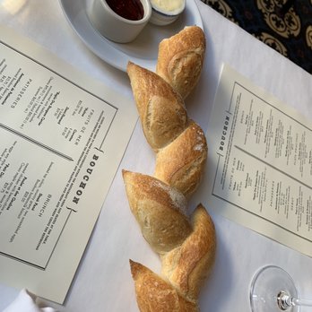 Bouchon - Complimentary bread with butter and jam - French Near Me - Las Vegas, Nevada