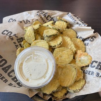 Coaches Burger Bar - Coaches Pickle Chips - Burgers Near Me - Youngstown, Ohio