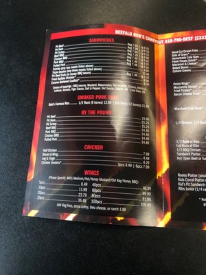 Menu photo 3 Beefalo Bob's Carryout Restaurant Pasadena, MD Menu photo 3 Beefalo Bob's Carryout Restaurant Pasadena, MD
