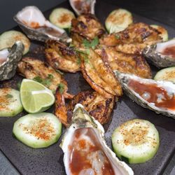 Delicious Shrimp and Oysters