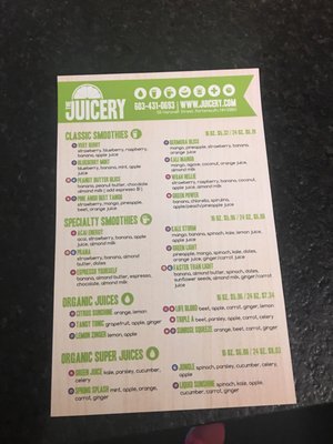 Menu photo 2 The Juicery Portsmouth, NH Menu photo 2 The Juicery Portsmouth, NH