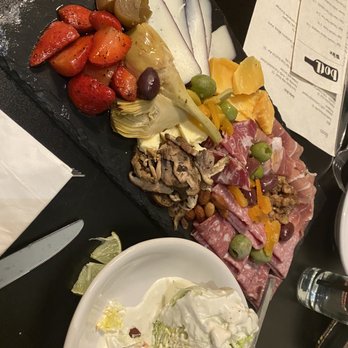 botL - Charcuterie and wedge salad with smoked blue cheese dressing - Cocktail Bars Near Me - New Kensington, Pennsylvania