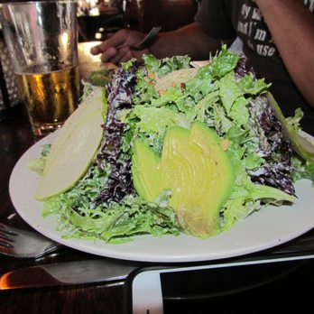 Santiago's Bodega - Pear Avocado Salad with Creamy Parmesan Dressing. - Tapas Bars Near Me - Key West, Florida Santiago's Bodega - Pear Avocado Salad with Creamy Parmesan Dressing. - Tapas Bars Near Me - Key West, Florida