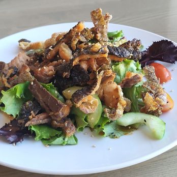 Akami Sushi - Salmon Skin Salad - Sushi Bars Near Me - Arcadia, California