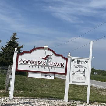 Cooper's Hawk Vineyards - Sign - Wineries Near Me - Essex, Ontario Cooper's Hawk Vineyards - Sign - Wineries Near Me - Essex, Ontario
