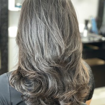 Tina's Hair Salon - Layered haircut long to medium hair - Hair Salons Near Me - Brighton, Massachusetts Tina's Hair Salon - Layered haircut long to medium hair - Hair Salons Near Me - Brighton, Massachusetts