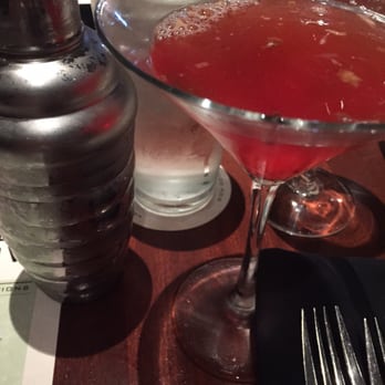 Seasons 52 - Strawberry Pineapple Martini - New American Near Me - Costa Mesa, California Seasons 52 - Strawberry Pineapple Martini - New American Near Me - Costa Mesa, California