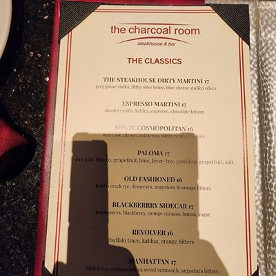 Menu photo 8 The Charcoal Room Las Vegas, NV Menu photo 8 The Charcoal Room Las Vegas, NV