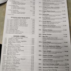 Panda Restaurant - Menu