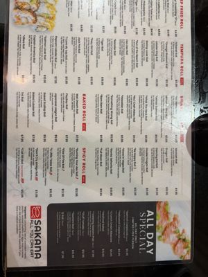 Menu photo 2 Sakana Las Vegas, NV
