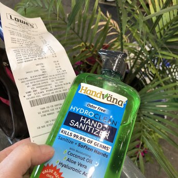 Lowe's Home Improvement - $14.97 for 17oz of hand sanitizer. HEALTHVANA IS GAUGING during COVID19. There was no price posted. - Hardware Stores Near Me - Poughkeepsie, New York Lowe's Home Improvement - $14.97 for 17oz of hand sanitizer. HEALTHVANA IS GAUGING during COVID19. There was no price posted. - Hardware Stores Near Me - Poughkeepsie, New York