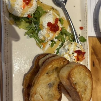 Kitchen Social - Whipped feta with toast - Cocktail Bars Near Me - Columbus, Ohio Kitchen Social - Whipped feta with toast - Cocktail Bars Near Me - Columbus, Ohio