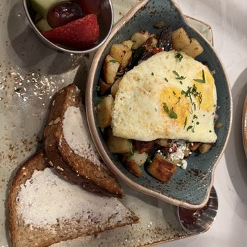 First Watch - Skillet yum!! Goat cheese made the dish - Breakfast & Brunch Near Me - Springfield, Pennsylvania