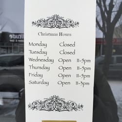 The Blu Poppie - Christmas hours 2015